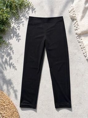 Ann Taylor Black Cropped Leggings | Size 8 | Classic Stretch Work Pant